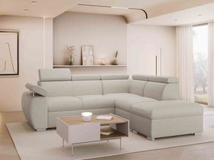 Rohová sedačka Gozo 2RR1P (krémová) (s úl. priestorom) (P)