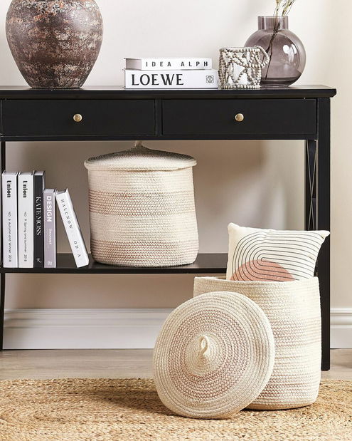 Set 2 ks úložných košov Seara (béžová) 