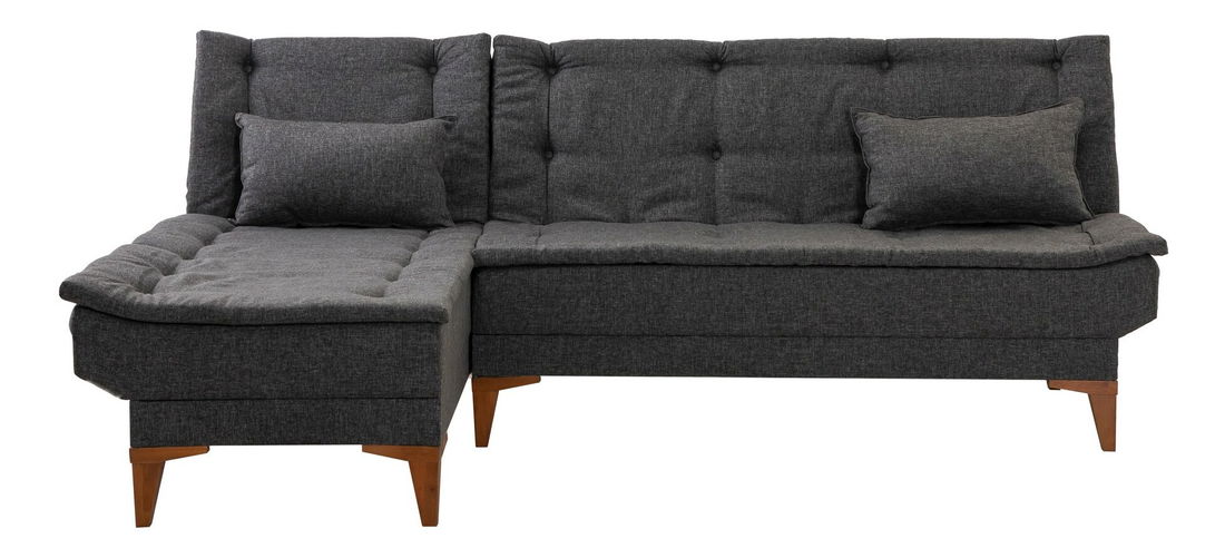 Canapea extensibilă Syrma (antracit) (S)