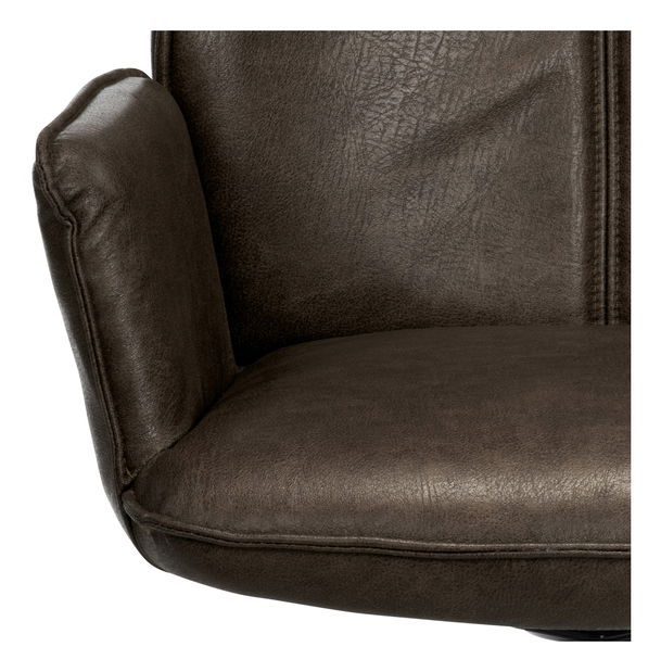 Blagovaonska stolica Hamea-398-BR3 (tamno smeđa + crna)