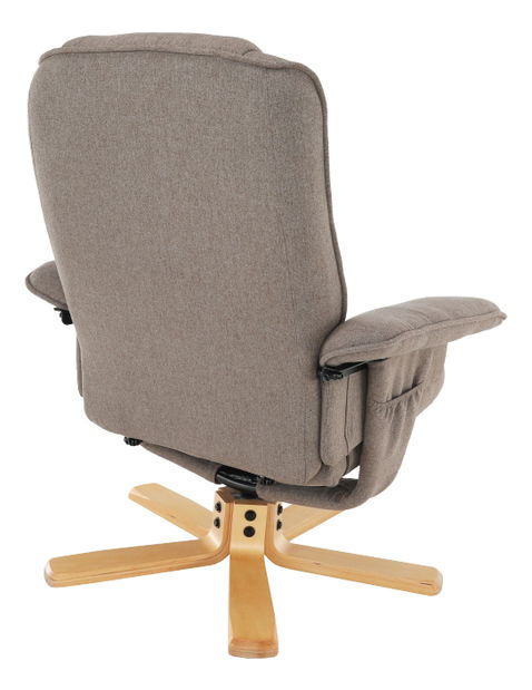 Relaxációs fotel Lerato (barnásszürke)