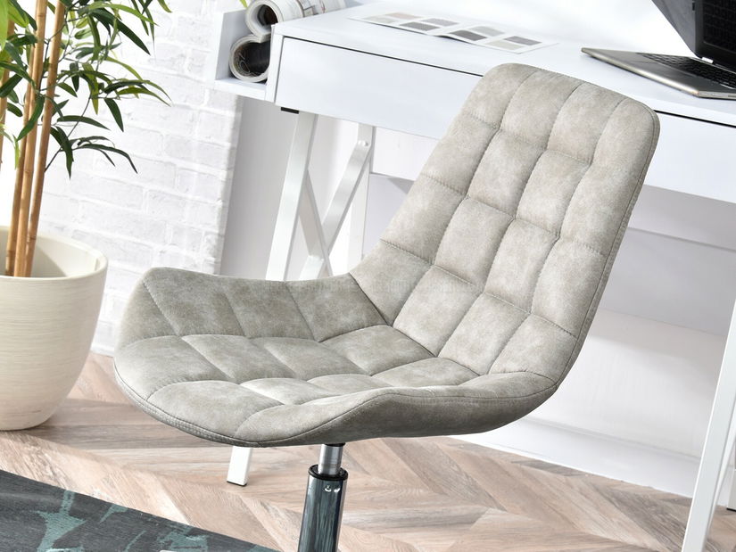 Stolica Eleanor (siva + krom)