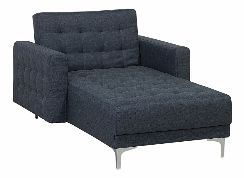 Fotoliu șezlong relaxare ABERLADY (textil) (gri)