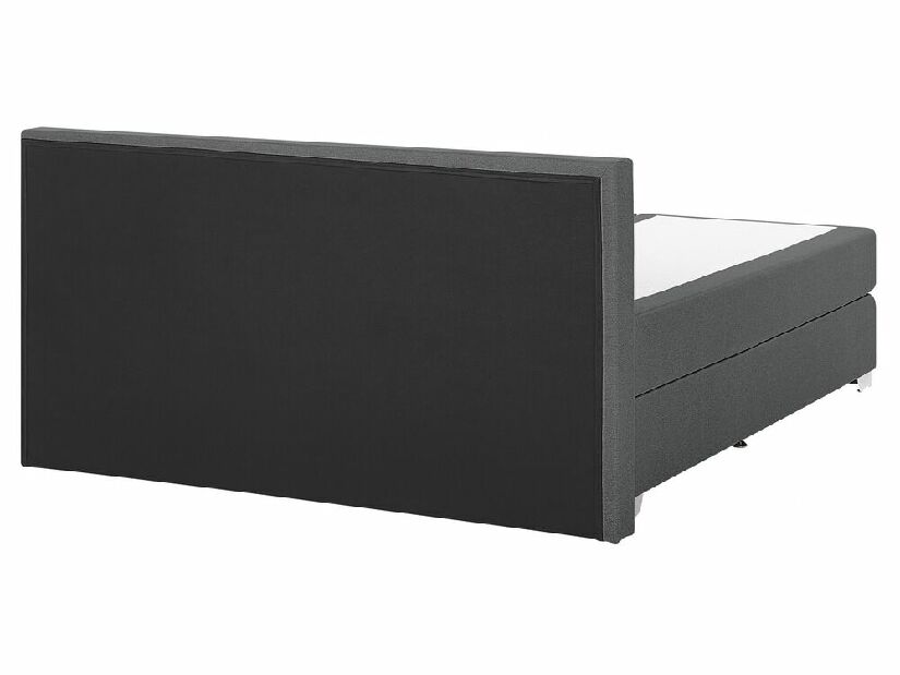 Manželská posteľ Boxspring 160 cm PREMIER 2 (s matracmi) (sivá)