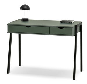 PC stolík Ludra (zelená + čierna)