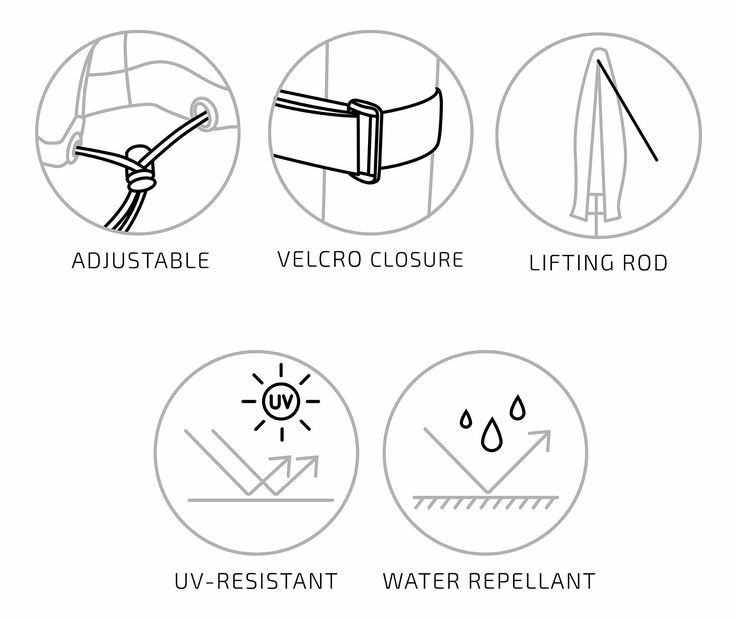 Husă pentru mobilier de grădină Lvasalia 3 (negru)