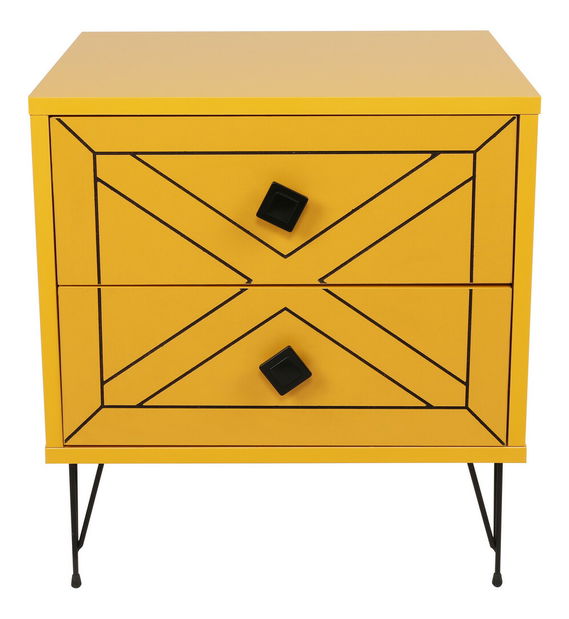 Noćni stolić Luana (žuta)