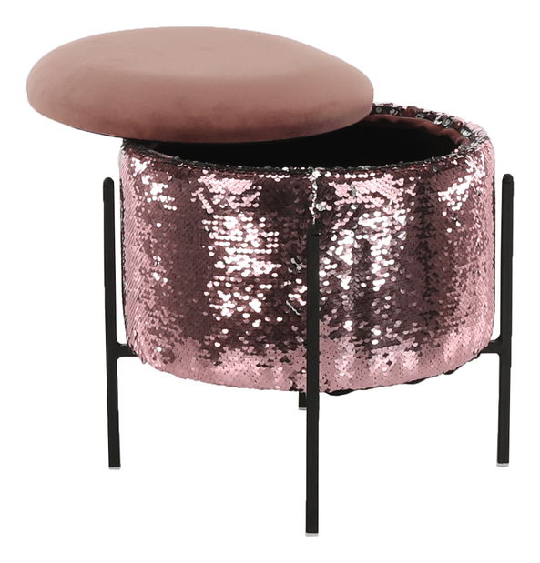 Taburete Tania (roz + negru)