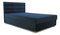 Jednolôžková posteľ 120 cm Picasso II (tmavomodrá) (s úl. priestorom a matracom) 