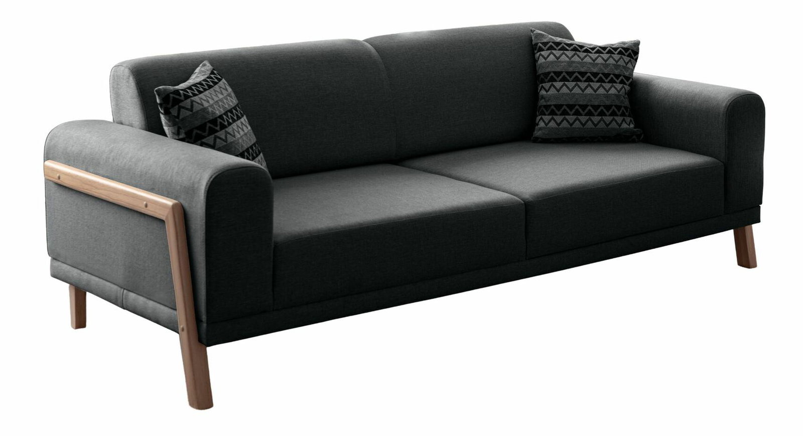 Pohovka trojsedačka Lattino (antracit)