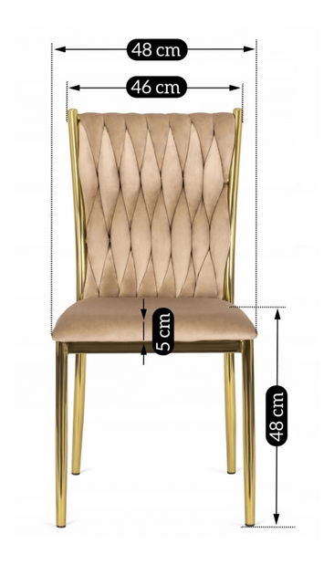 Étkezőszék Deboladas (bézs) 