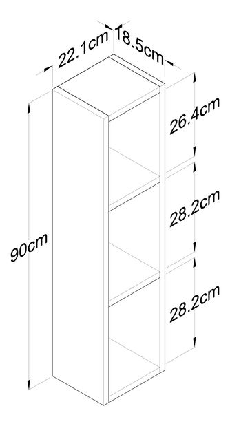 Polička Ema 1 (Orech)