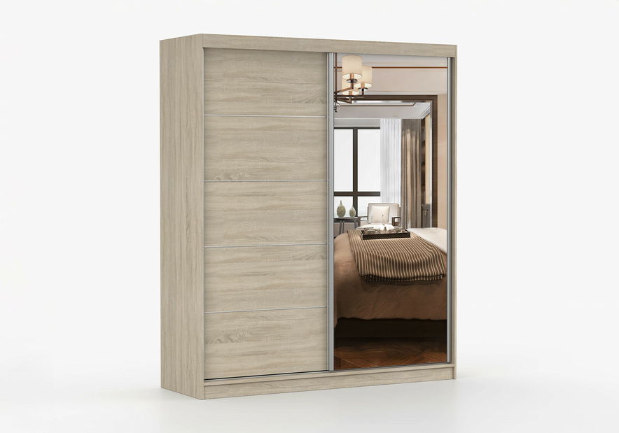 Dulap de haine Beyla 03 (stejar sonoma + stejar sonoma)