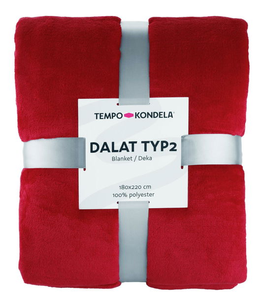 Pătură 180 x 220 cm Dieciocho (roșu) 