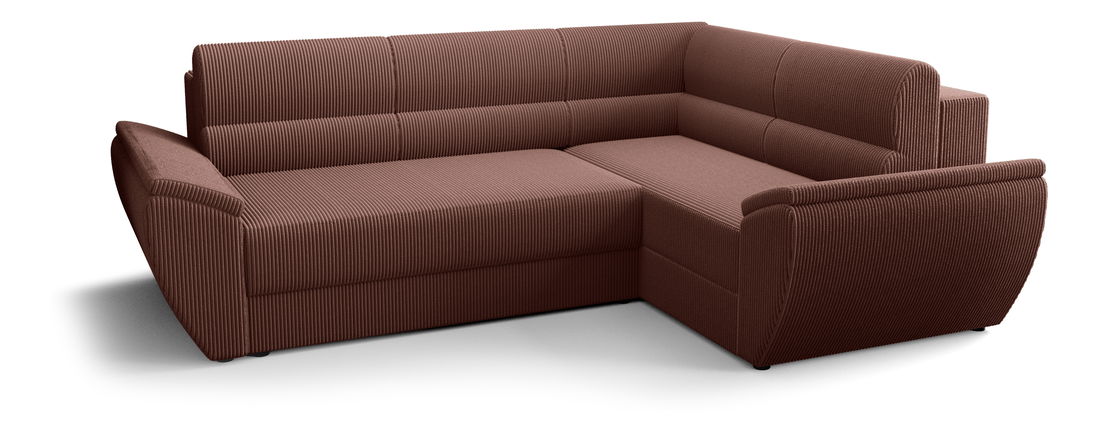 Sarok ülőgarnitúra Radiant Plus (barna) (J)