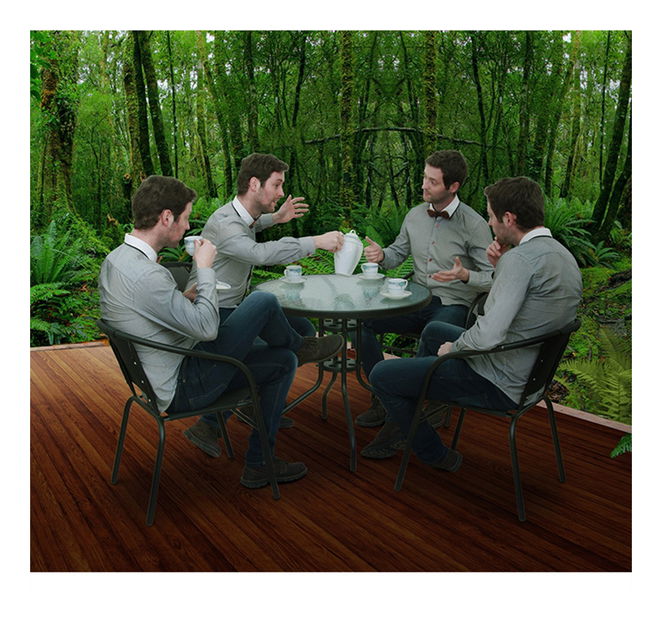 Kerti asztal Buku 2 (fekete)