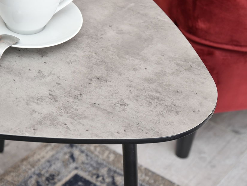 Dohányzóasztal Petal Zest Xl (fehér + fekete)