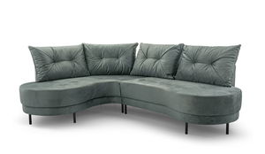 Rohová sedačka Aida (zelená) (L)