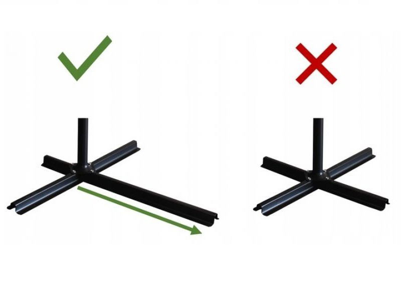 Umbrelă de grădină Rona 2 (albastru închis)