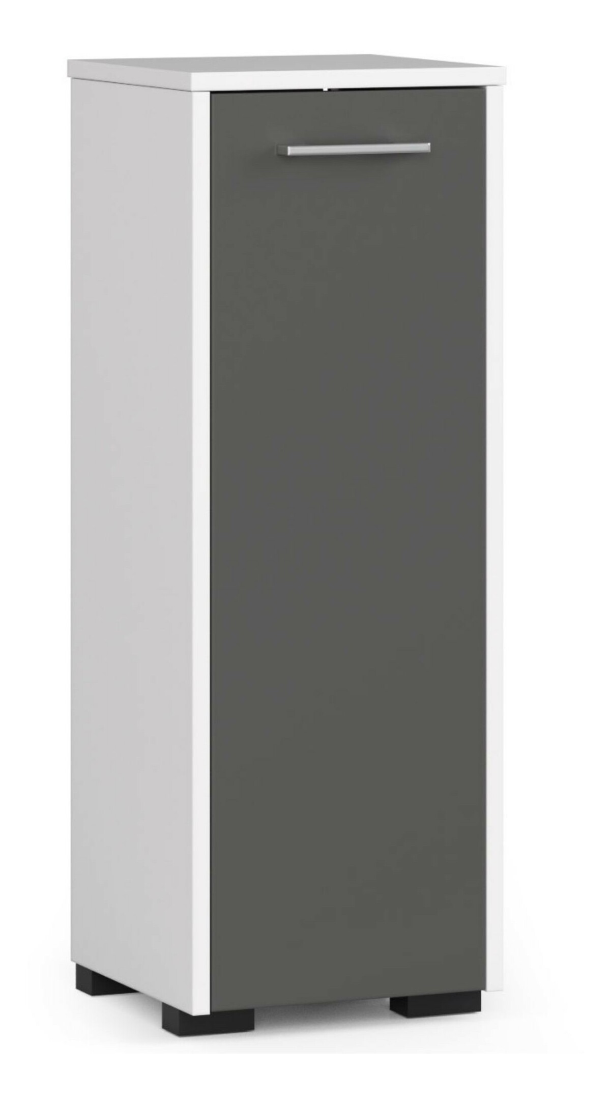 Kúpeľňová skrinka Farid TYP1 (biela + sivá)