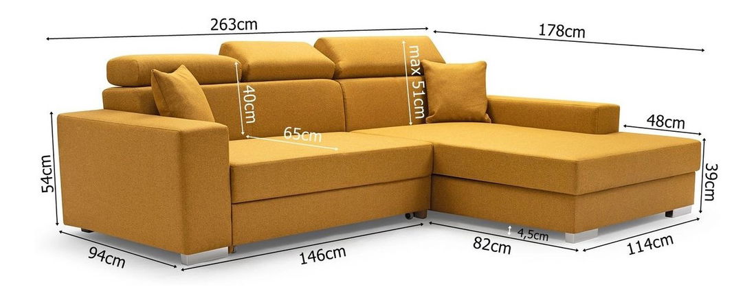 Rohová sedačka Montura (tyrkysová) (P)