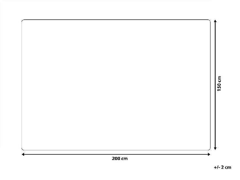 Deka 150 x 200 cm Kawier (plava)