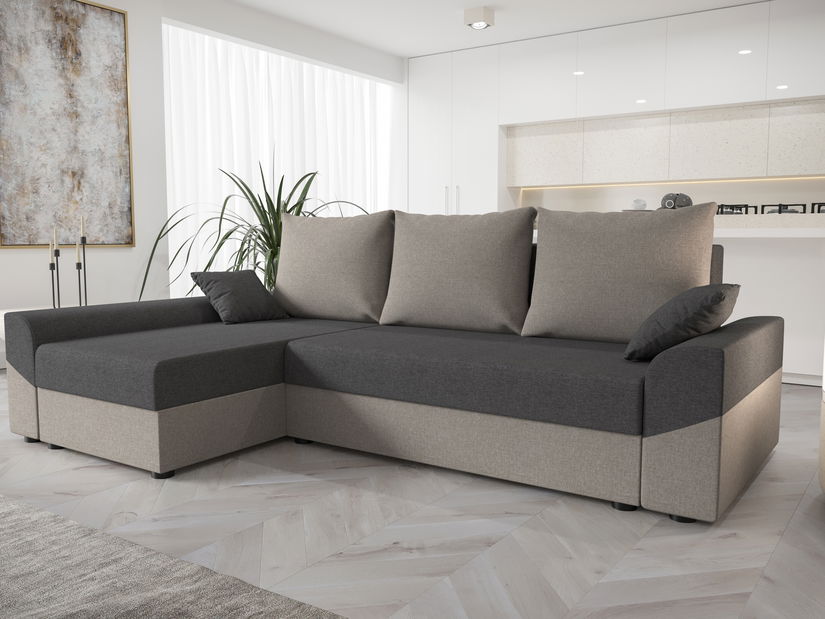 Colțar Dusk L (Gri + Maro) (S)