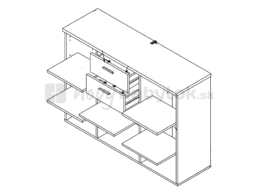 Komoda Mandy CSRK25