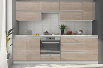 Kuhinja Lilouse 40 (hrast sonoma + bijela)