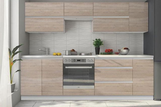 Kuchyňa Lilouse 40 (dub sonoma + biela)