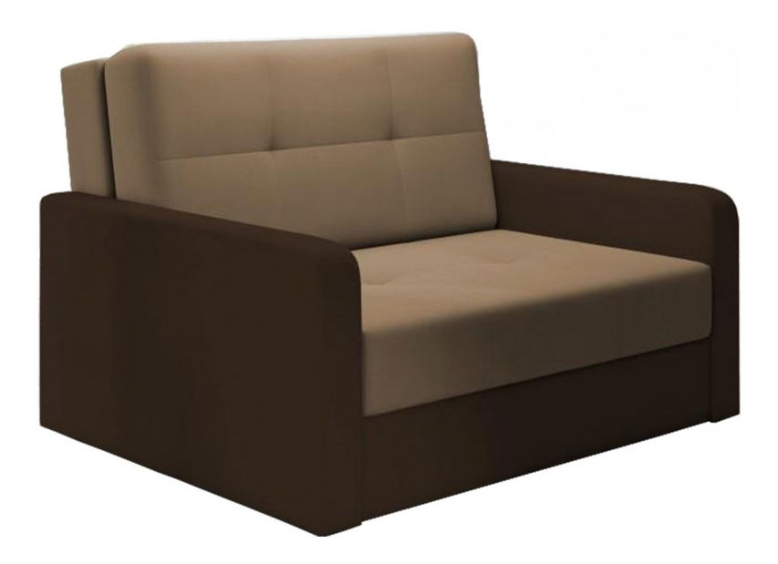 Fotelja na razvlačenje Tomful II (smeđa + tamnosmeđa)