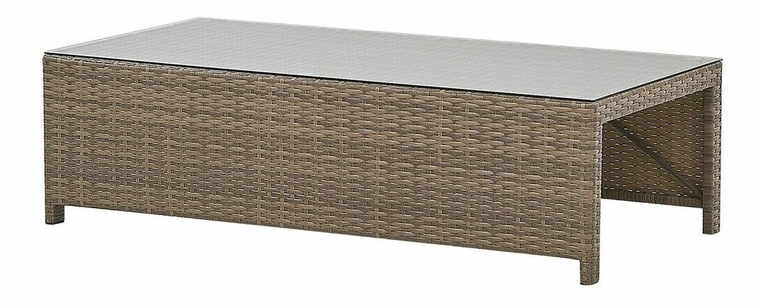 Záhradný set BELLEN (biela) (pre 3 osoby)