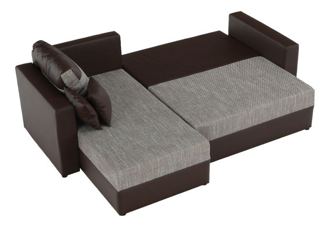 Kutna garnitura Kimber (D) smeđa 