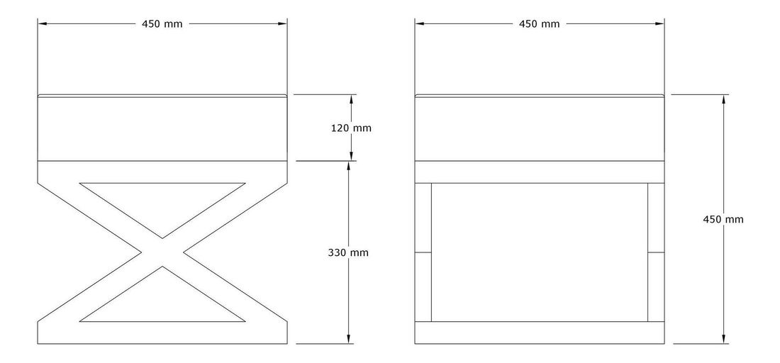 Tabure Imaretta (bež + crna)