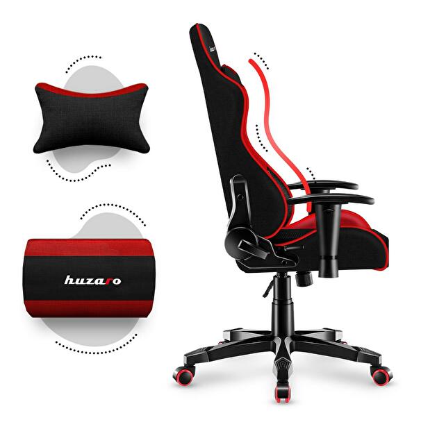 Scaun gaming pentru copii Rover 6 (negru + roșu)