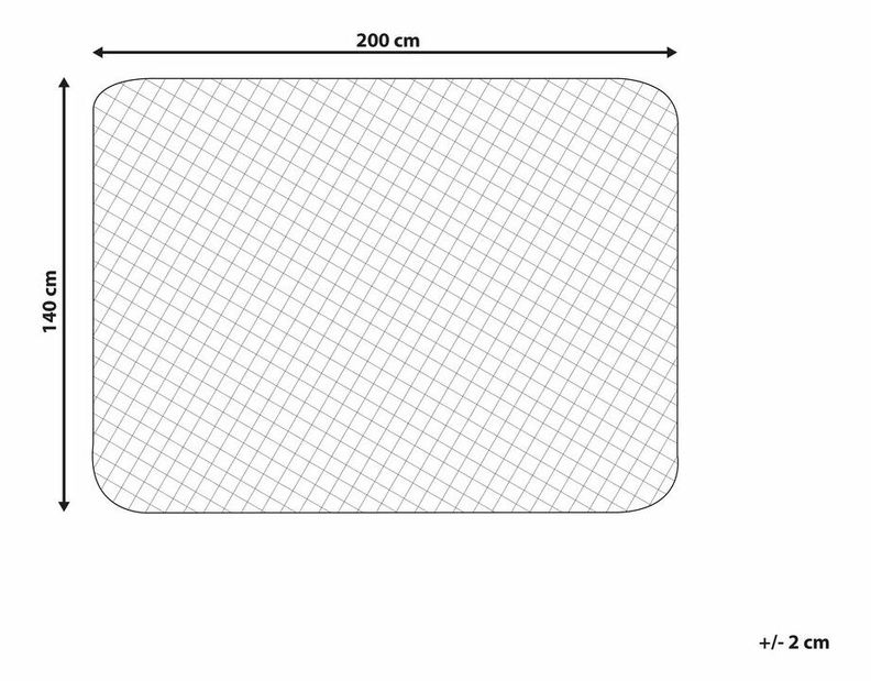 Zaštita za madrac 200 x 140 cm Punori (bijela)