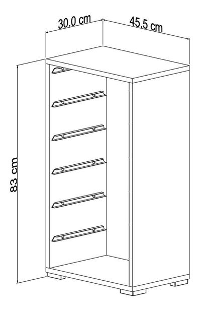Organizator za igračke Dremonka 3 (bijela + ružičasta)