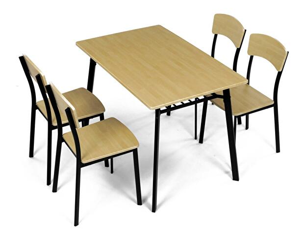 Set mobilier sufragerie Aeroplano (stejar sălbatic) (pentru 4 persoane)