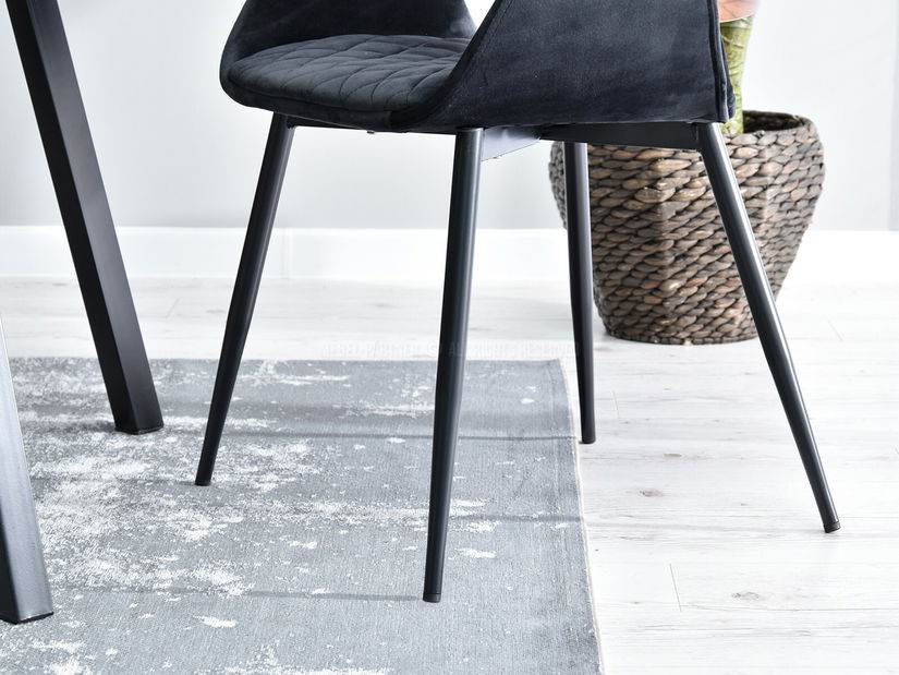 Scaun Morgana (nuc închis + negru)