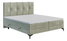 Franciaágy Boxspring 160 cm Roseann (világosbézs) (matraccal és tárolóhellyel)