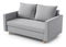 Kétszemélyes kanapé Louis (világosszürke)