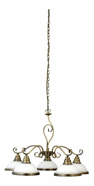 Aplică de perete Elisett 2755 (bronz + alb)