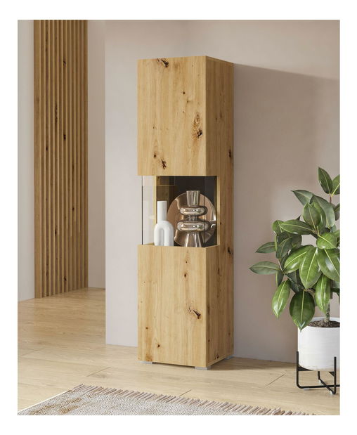 Vitrin Avernic Typ 05 (fekete + artisan tölgy) * kiárusítás