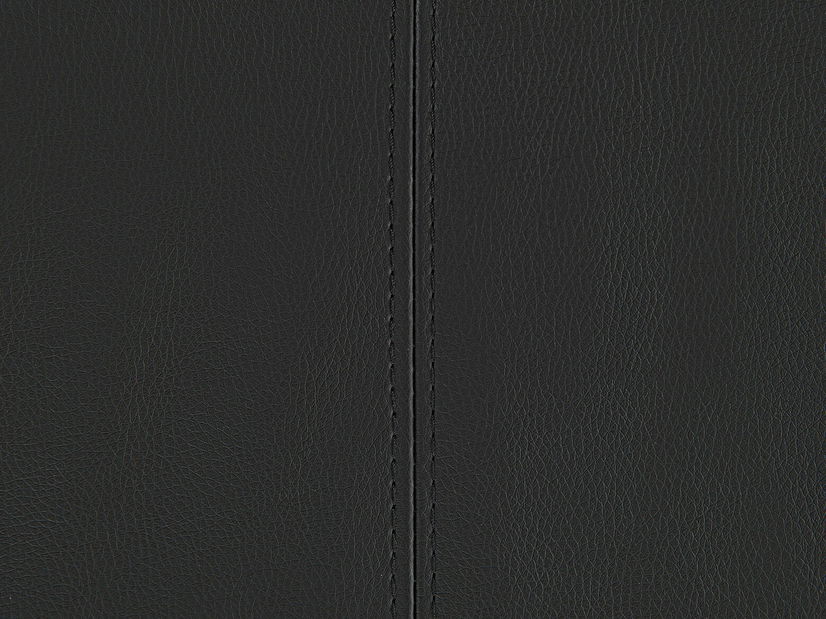 Pohovka dvojsedačka Barnet (syntetická koža) (čierna)