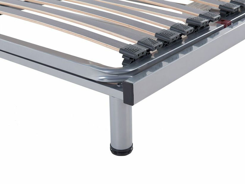 Set 2 ks. elektricky nastaviteľných lamelových roštov 200x180 cm COMENDO (drevo) (strieborná)