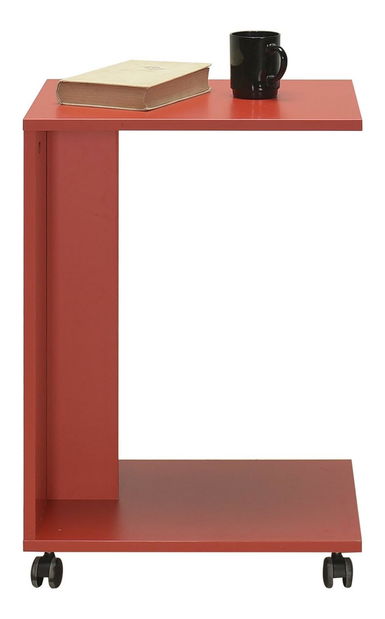 Măsuță laterală Shepaletta (roșu)