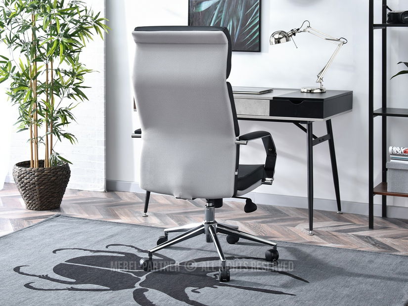 Fotel Blondie (fekete + króm)