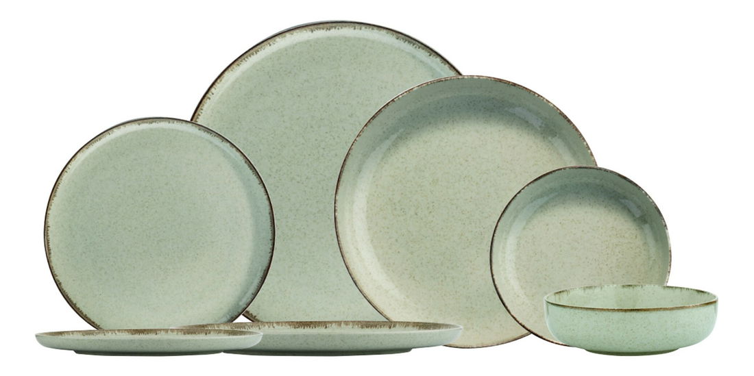 Servis za jelo (24 kom.) Modvi (zelena)