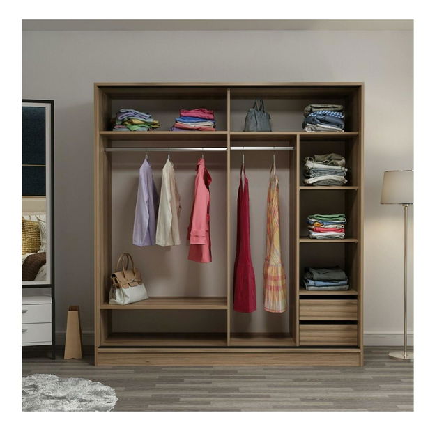 Dulap de haine Kalia 7168 (Auriu)