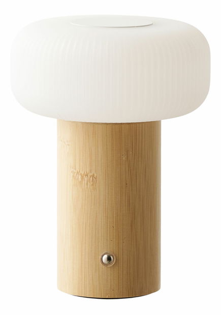 Lampă de masă Srilinaora (natural + alb)